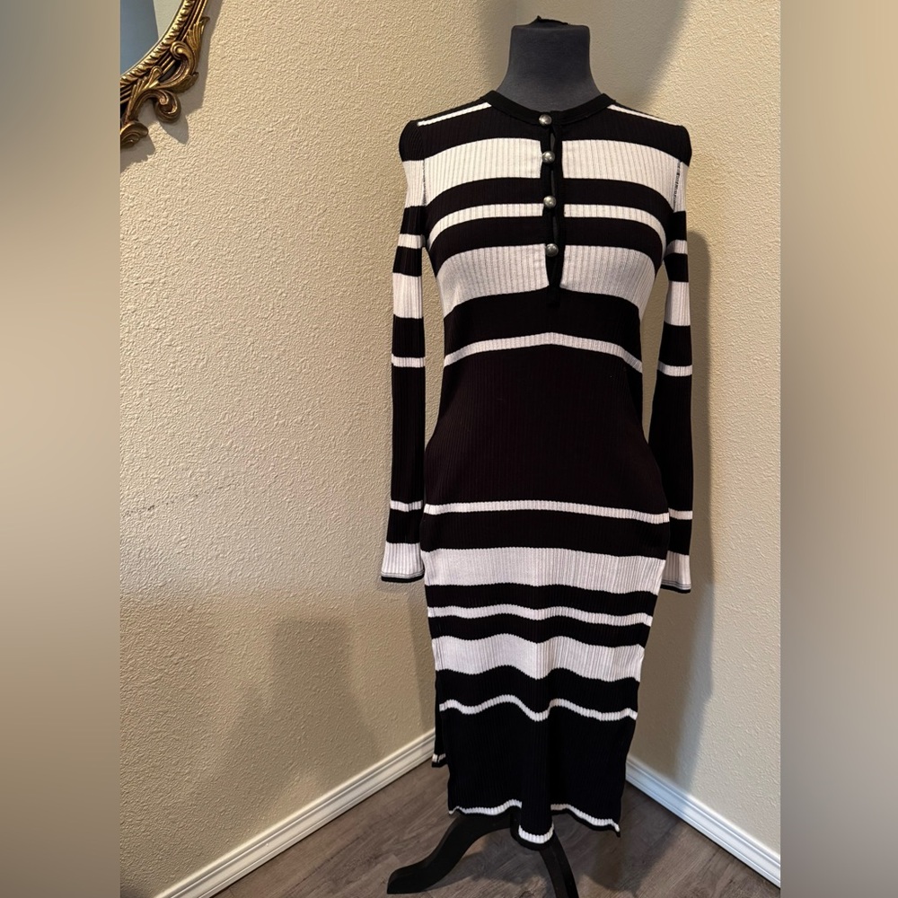 we the free striped midi dress .